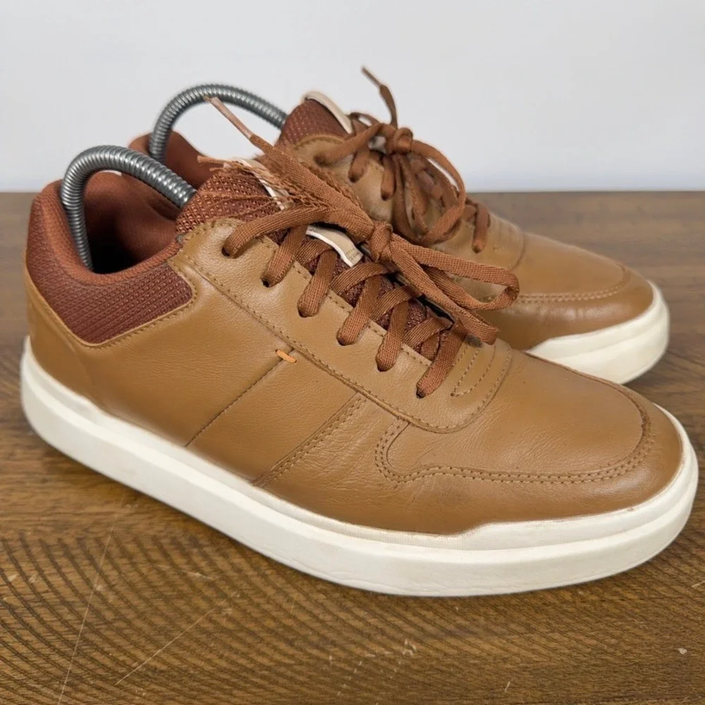 FootJoy Golf Shoes Mens 8 Wide‎ Brown Contour Casual Spikeless Leather Athletic